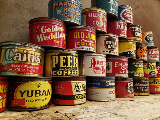 Vintage Coffee Tin Candles
