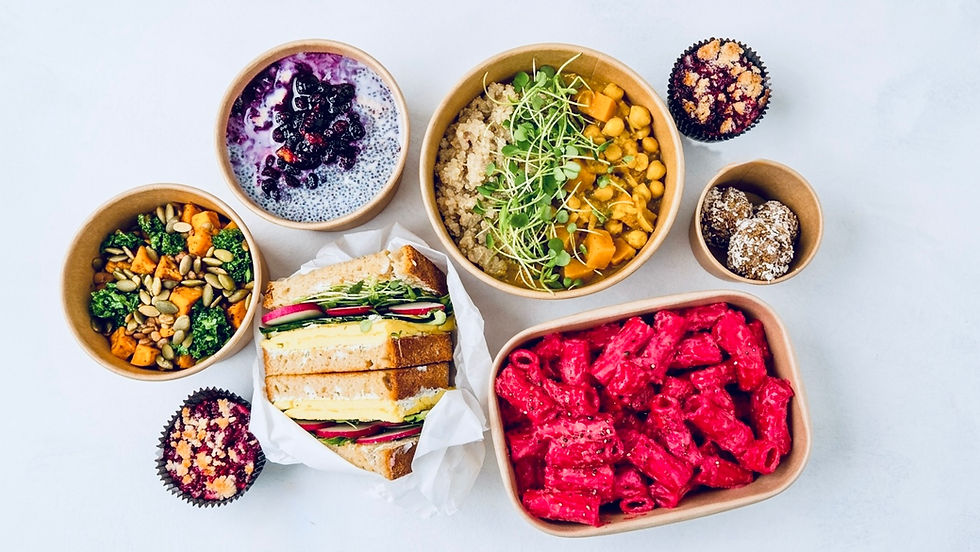 Brunch food from velvet morning
