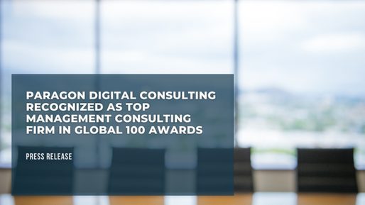 Paragon Award Recipient in the Global 100 Awards