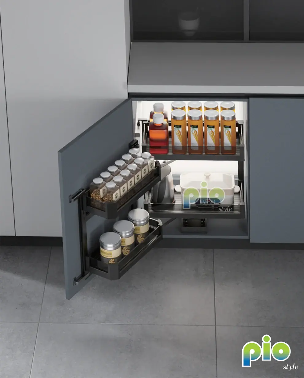 FD9046 Aluminium Tall Larder Storage Unit