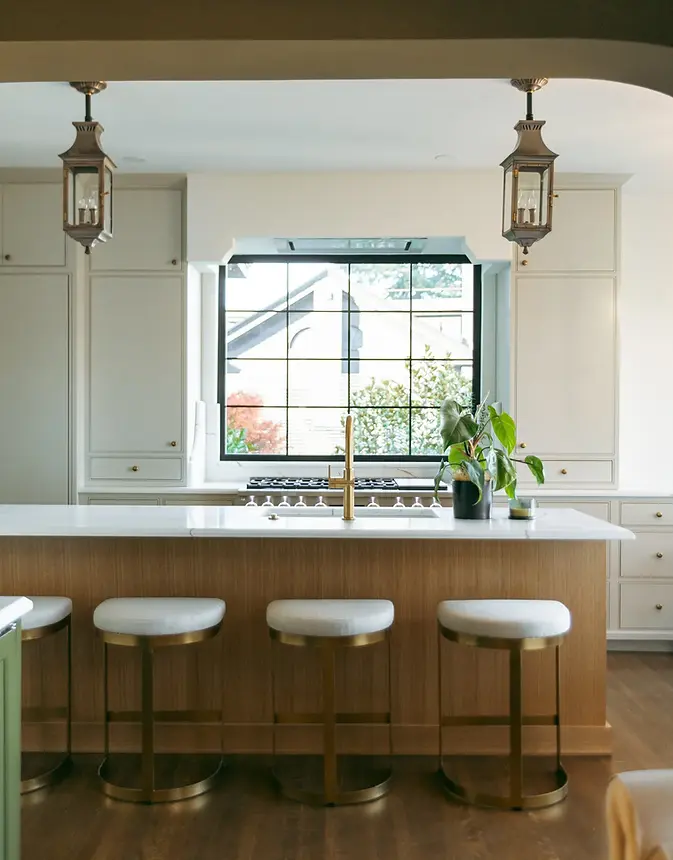 Kitchen in the 2024 “Vista” home at Street of Dreams, featuring sleek cabinetry, luxury appliances, and interior design by Gr