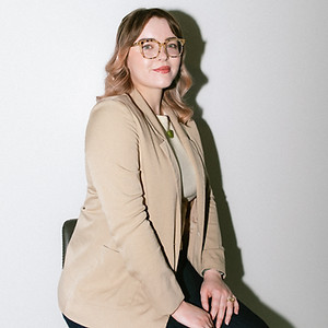 Headshot of a Greylyn Wayne team member, reflecting confidence, creativity, and Portland-based design expertise