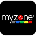 „MYZONE Logo mit modernem Schriftzug und farbigen Herzfrequenz-Balken, symbolisiert Fitness-Tracking und Herzfrequenzmessung.