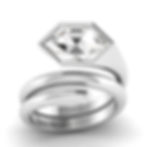 Thumbnail: Duchess Cut Bezel Coil Ring