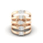 Thumbnail: Multi Shape Shield Ring (5 row)