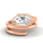 Thumbnail: Duchess Cut Bezel Coil Ring