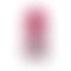 Back of Hello Kitty pink glitter nail polish bottle