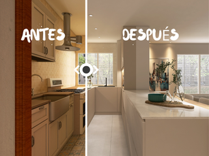 Reforma de antes y después en Barcelona