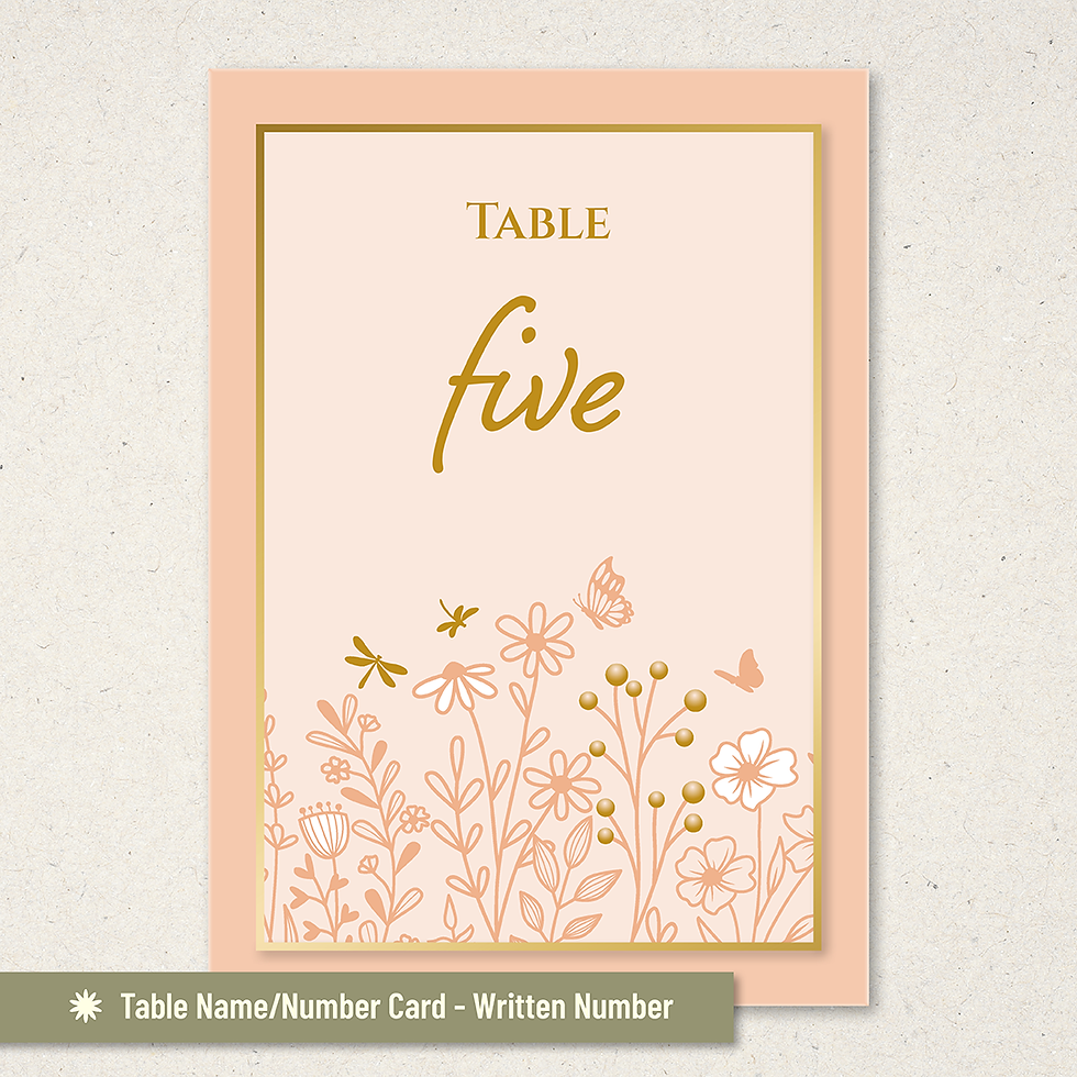 Thumbnail: Meadow - Table Name Cards