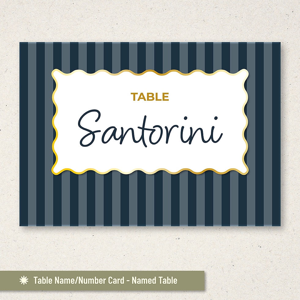Thumbnail: Stripe - Table Name Cards