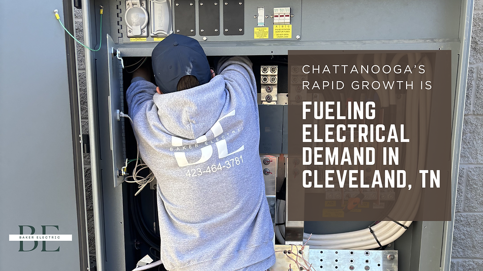 Baker Electric Co Powering Cleveland TN with Electrical Services