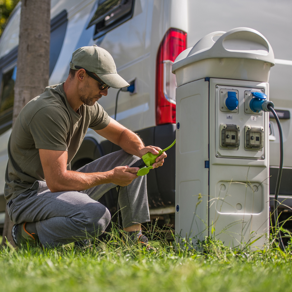 Electrical RV Power Station installation from Baker Electric Co. in Cleveland TN