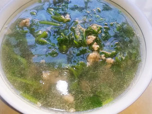 Cách làm canh cải xoong thịt bằm chuẩn cơm mẹ nấu