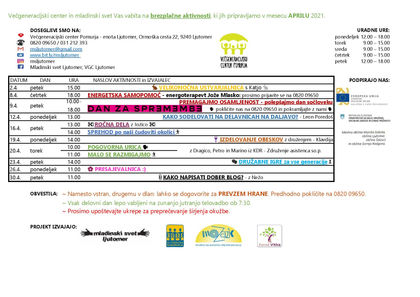 Vabljeni na Ormoško 22, v Ljutomeru, tudi v mescu aprilu.