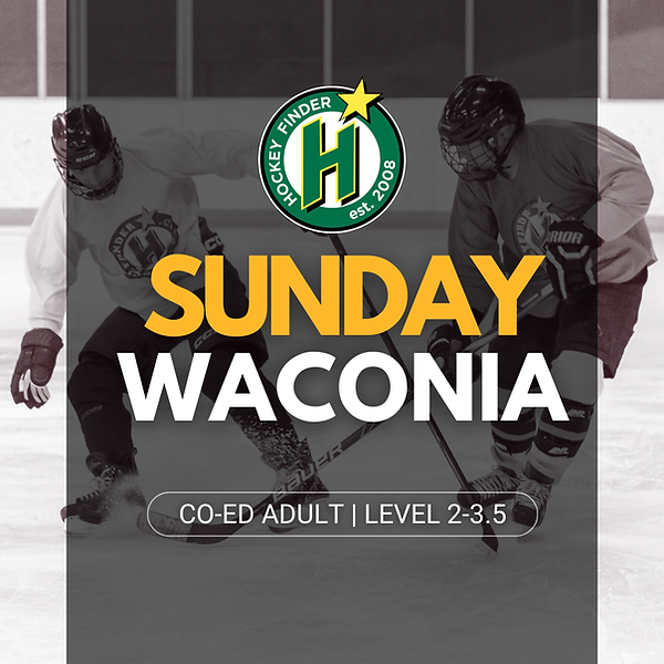 Sunday Waconia Co-Ed Adult Level 2 to 3 and a half