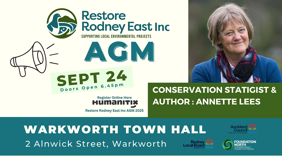 AGM - Restore Rodney East Incorporated 2025