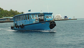 Maldives Dhoni Ferry how it looks