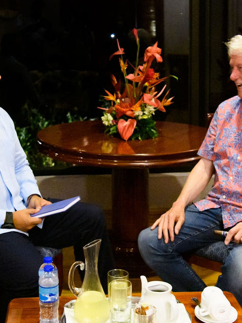 Presidente Duque se reunió con expresidente de los EE. UU. Bill Clinton