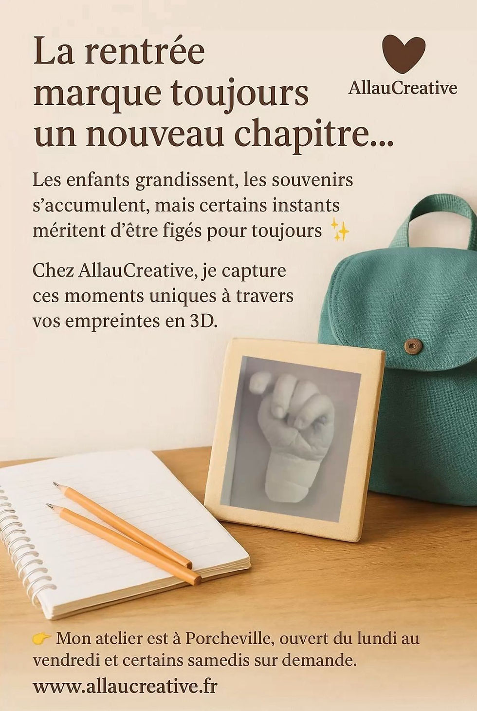 La rentrée marque toujours un nouveau chapitre...