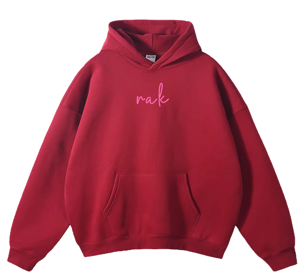 Thumbnail: God is Love Hoodie Deep Red