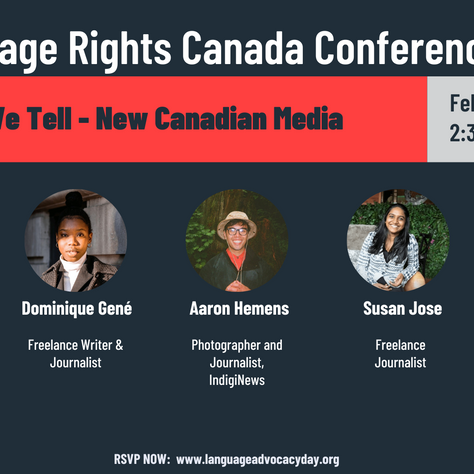 #OLRCC23 Get to know  New Canadian Media's Panelists: The Stories We Tell