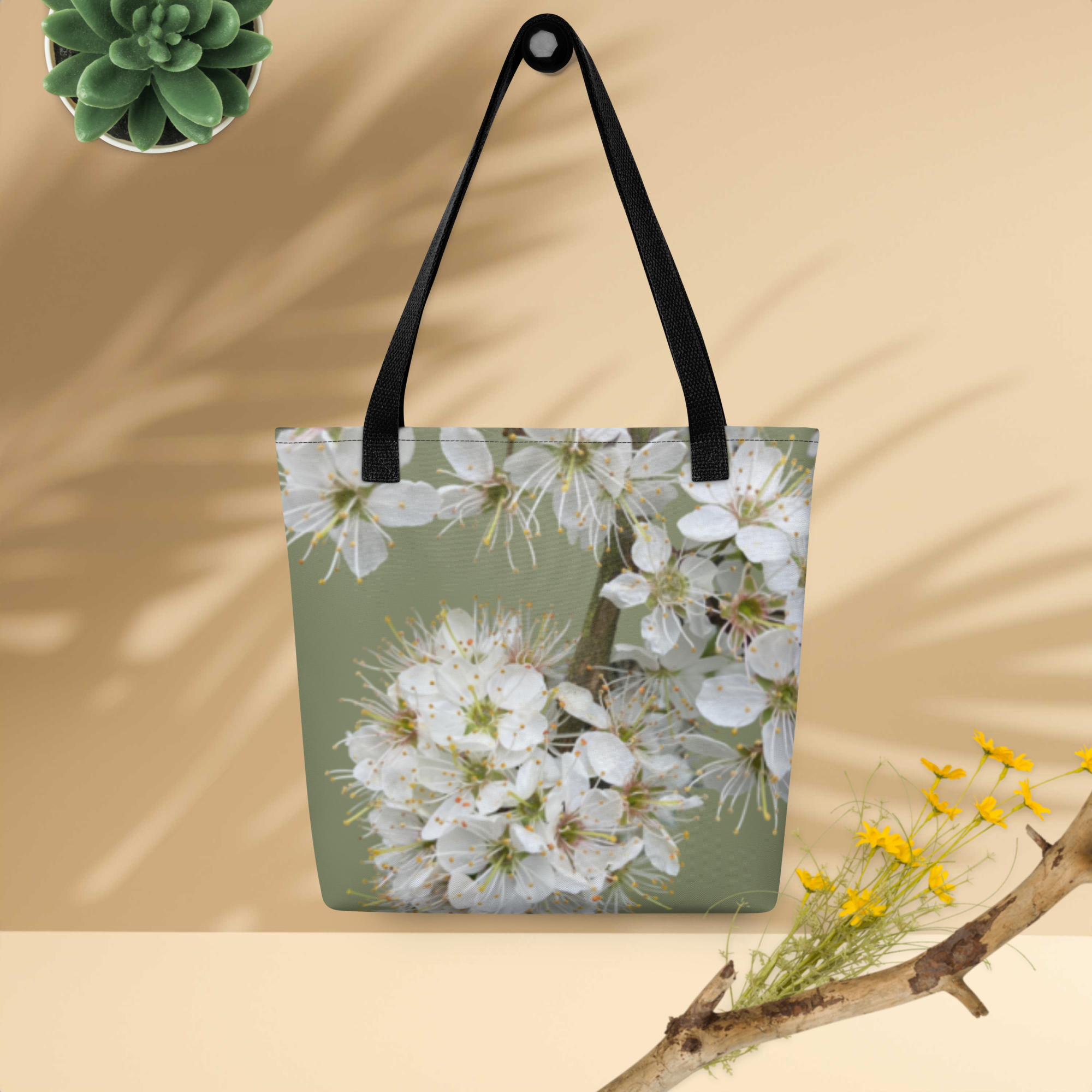 Pearl Blossom Tote Bag