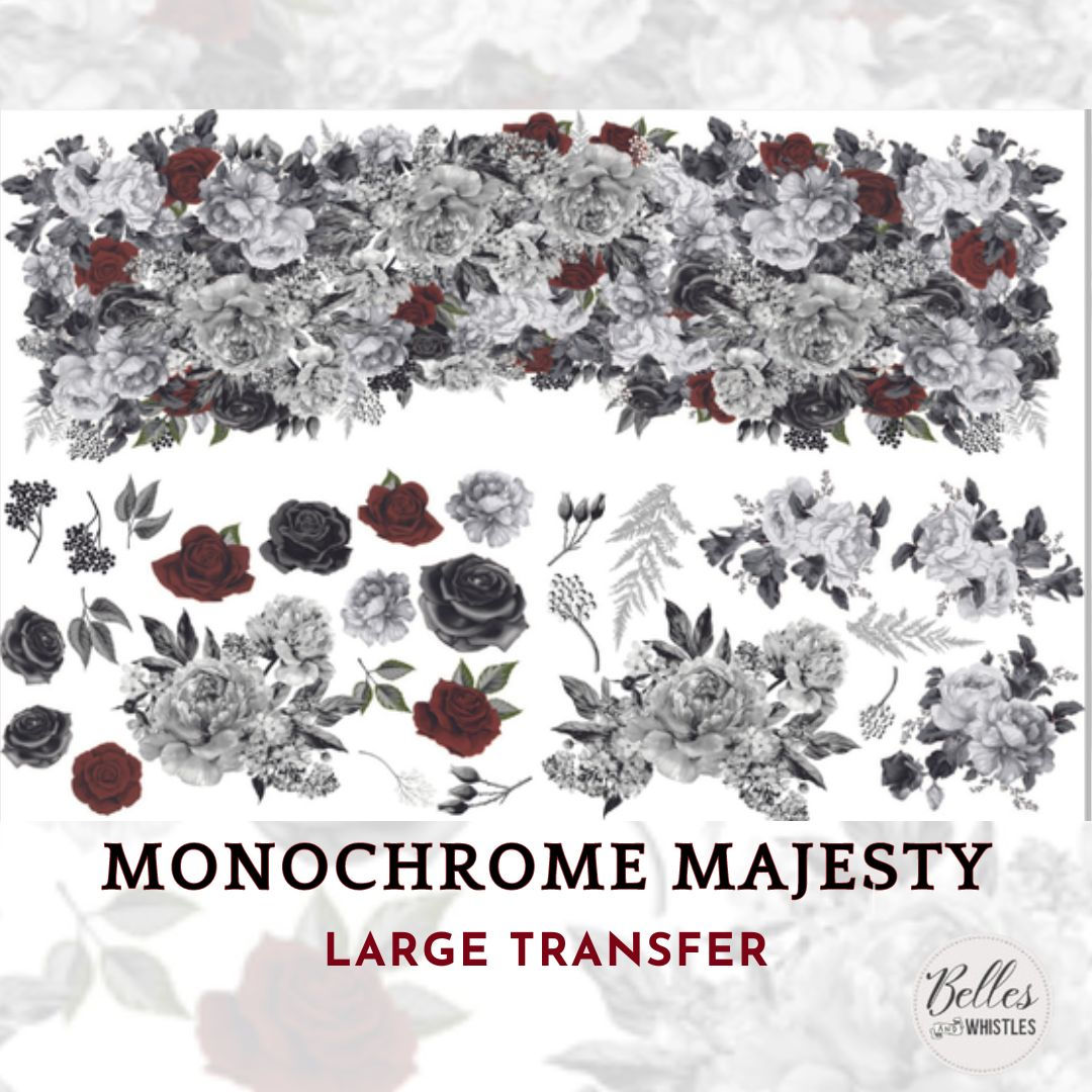 Monochrome Majesty Large Transfer