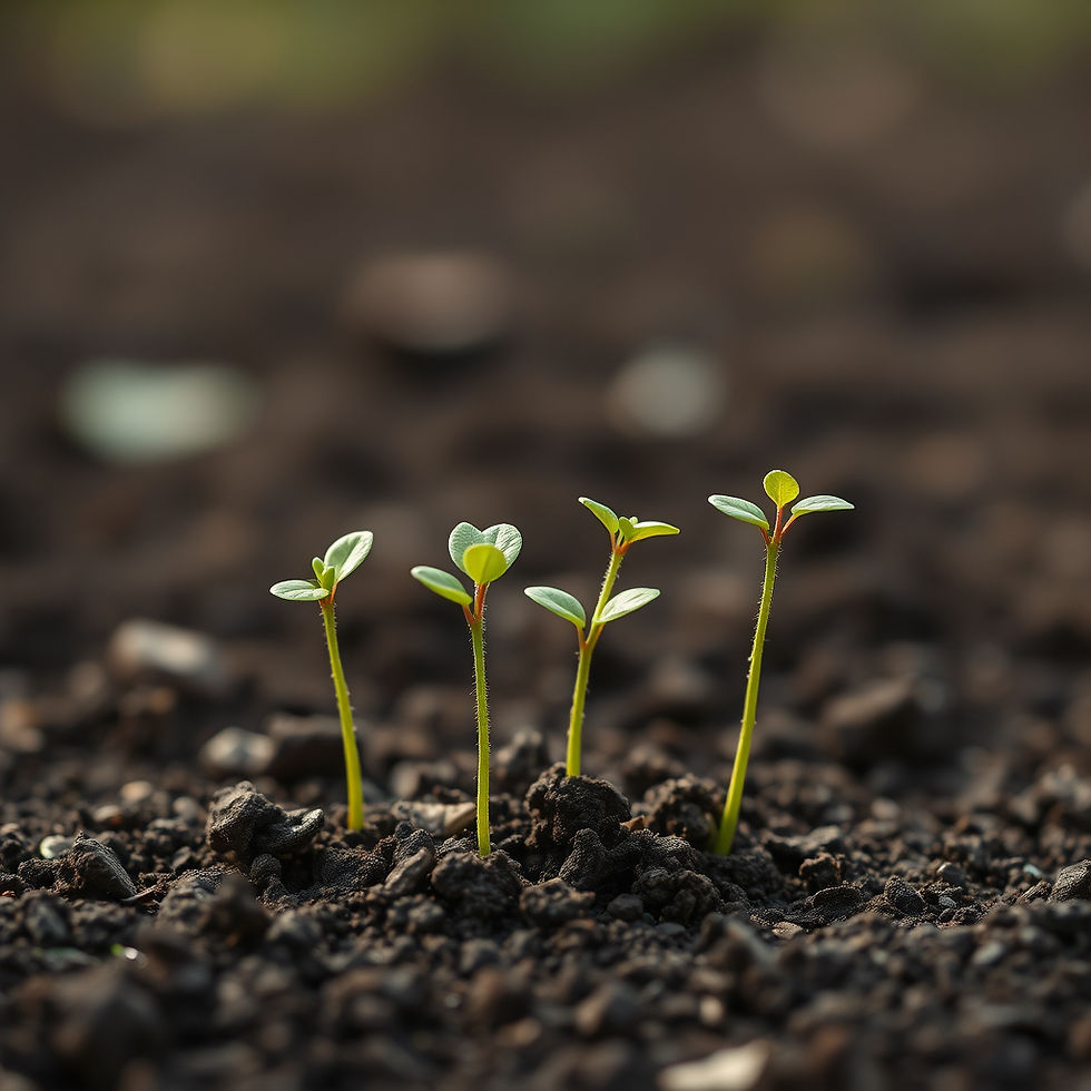 four saplings growing in earth .jpg