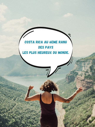 Le Costa Rica parmi les pays les plus heureux du monde en 2025!