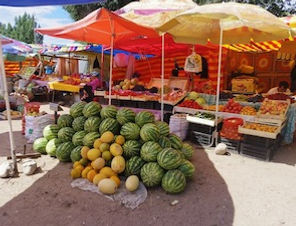 Cholpon-Ata bazaar