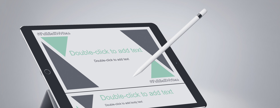 Eleni Bandy Graphic Design and Branding for Full Sail University Writing Conference