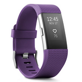 Fitbit Charge 2 Heart Rate + Fitness Wristband, Plum, Small