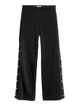 Black Beaded Pants