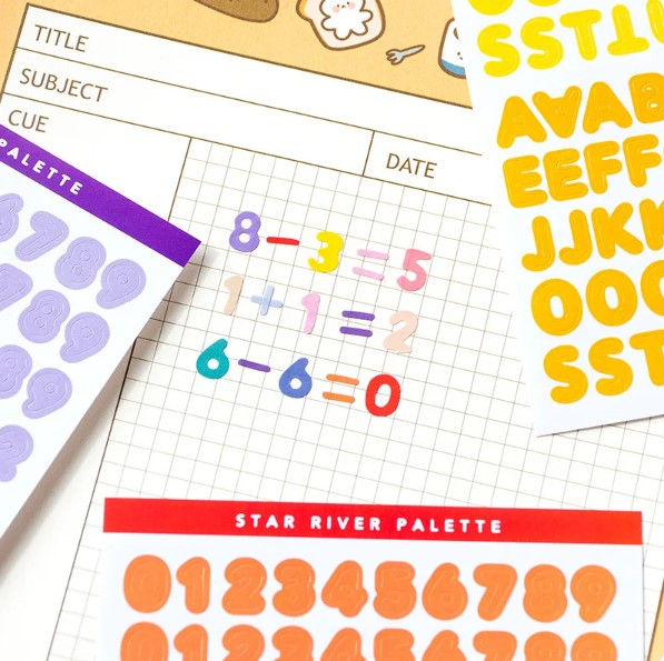 Miniatura: Adesivos Letras do Alfabeto