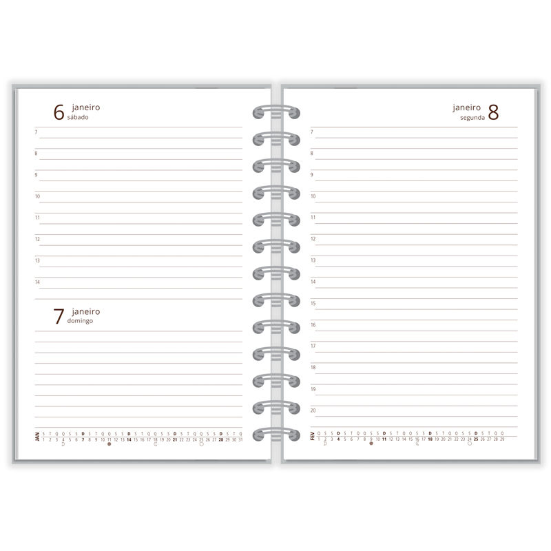 Miniatura: Agenda Diária M Buquê Fina Ideia