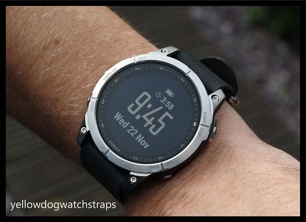Thumbnail: Garmin Rubber Nato Zulu Style Strap