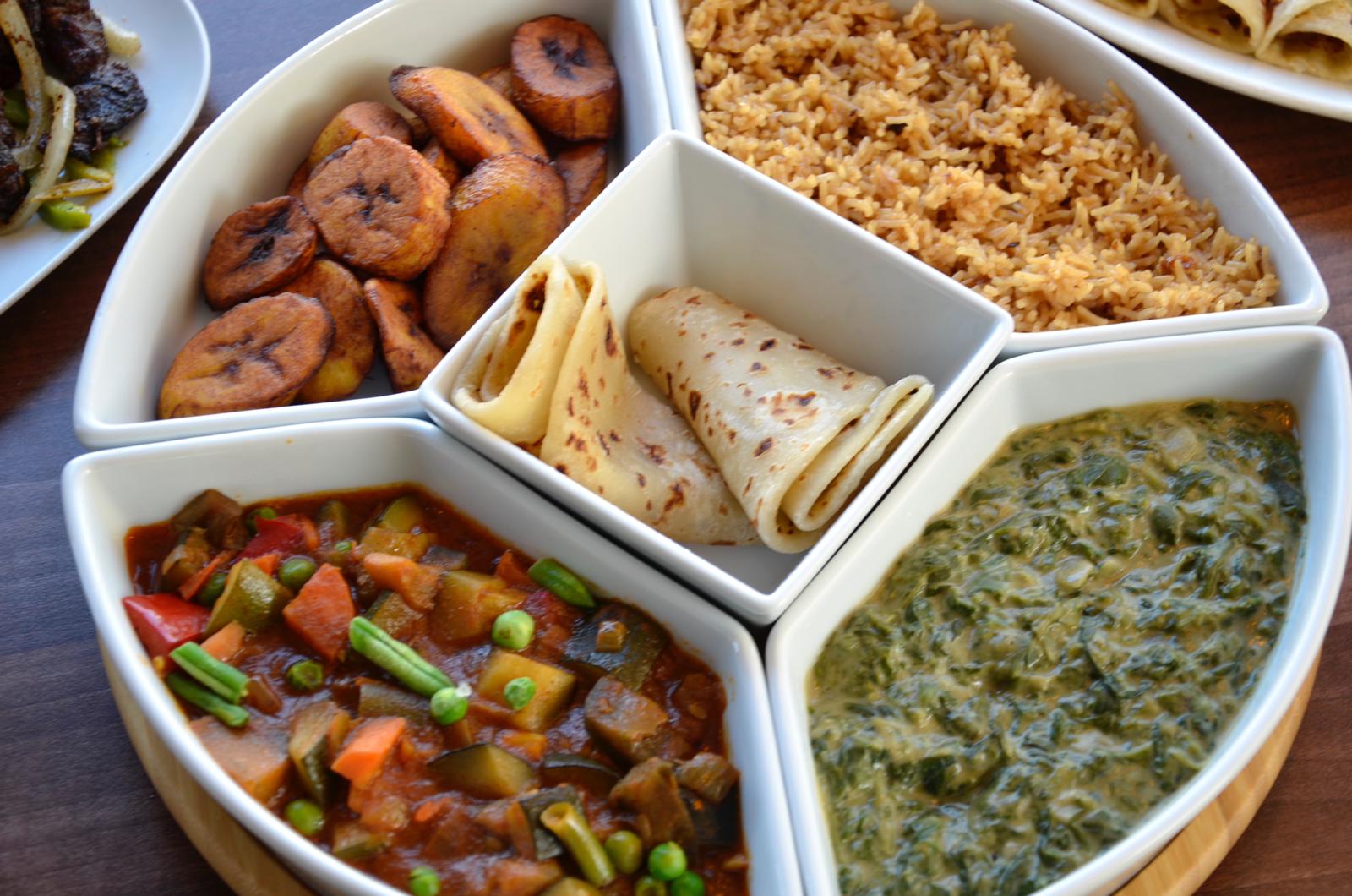 Arranged Food and Objects