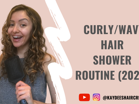 Video: My Curly / Wavy Hair Shower Routine- {Updated 2020}