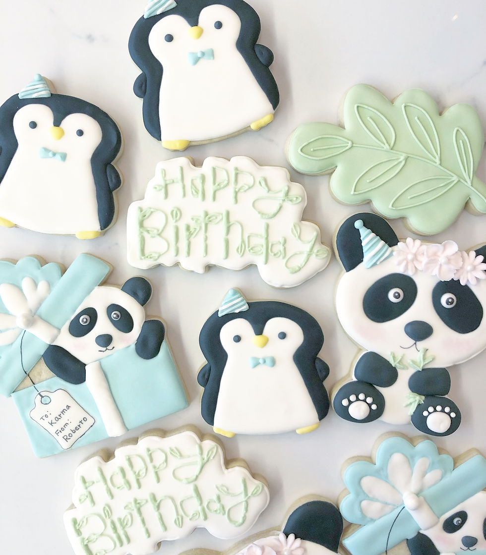 Birthday cookies