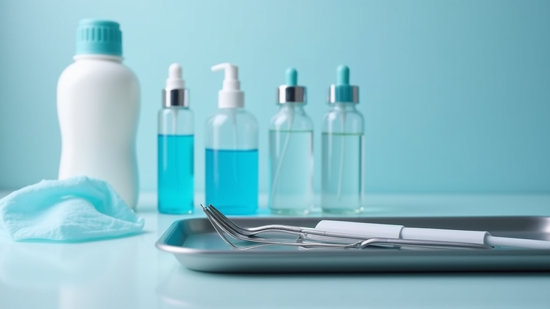 Sterile processing technician online certification training program with surgical instruments and hospital tools.