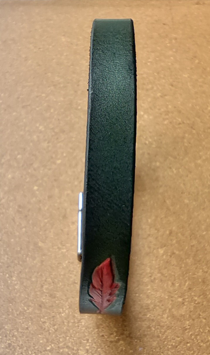 Miniature : Vert - plume rouge