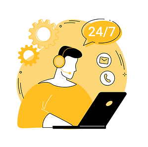 24/7 IT support team assisting a client – SecureNet MSP