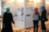Students looking at Posters
