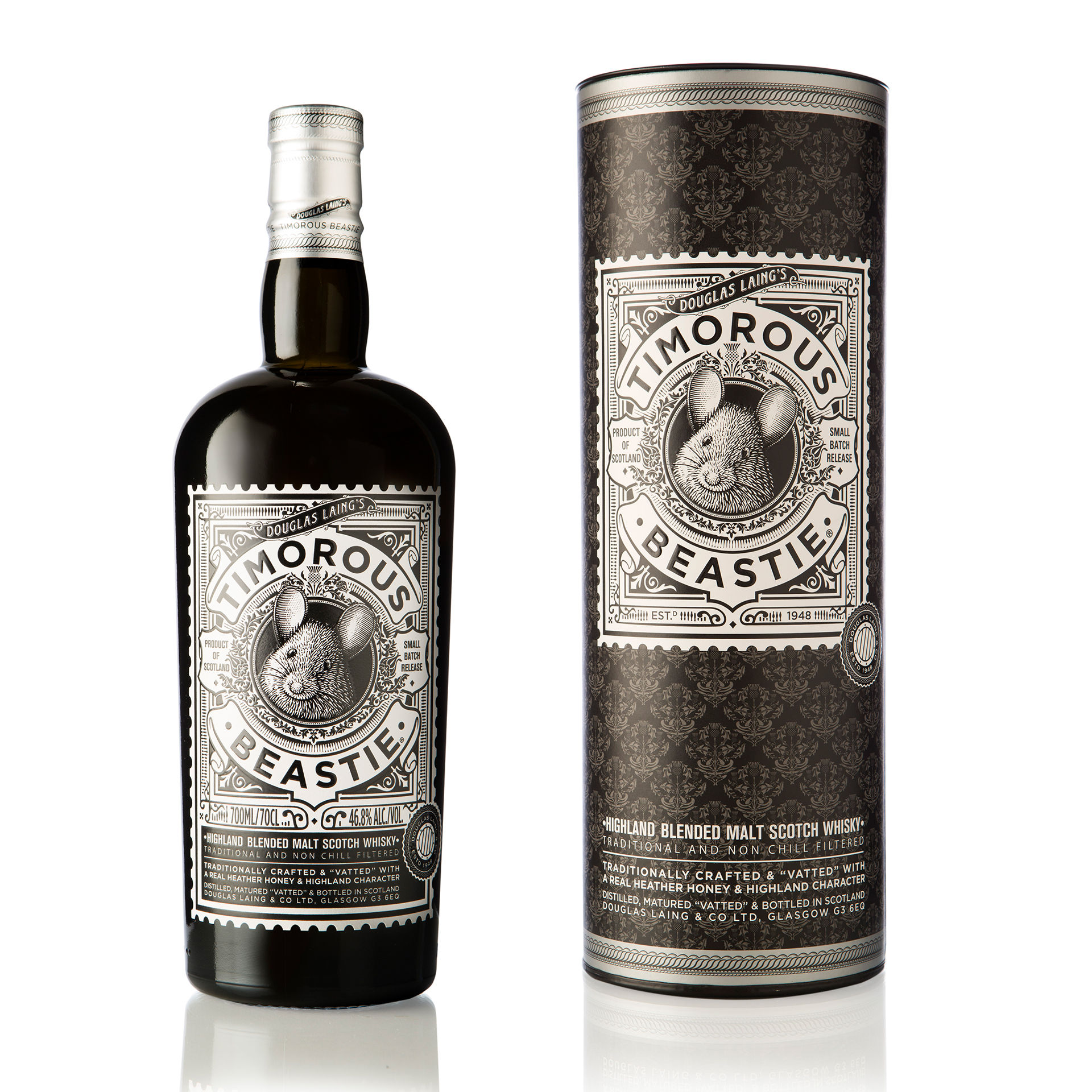 Timorous Beastie Highland Blended Malt Scotch Whisky 0,70l 46,8%
