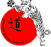 logo Shindozen Tigre cercle rouge symbole breton sur la patte