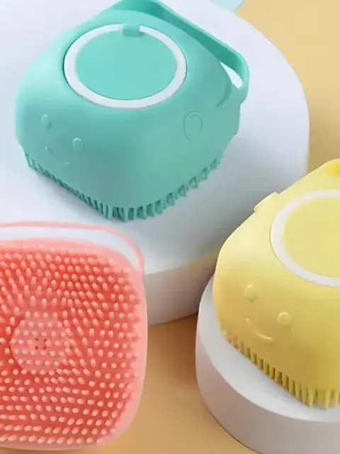 pet shampoo massager brush