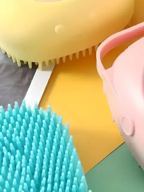 pet shampoo massager brush