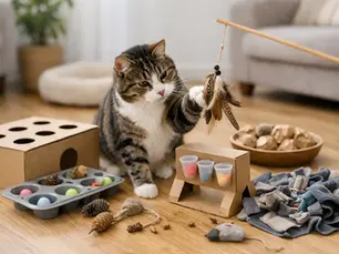 DIY Enrichment for Cats That Actually Works