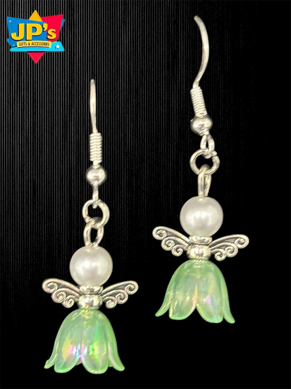 Thumbnail: Beaded Flower Girl Earrings