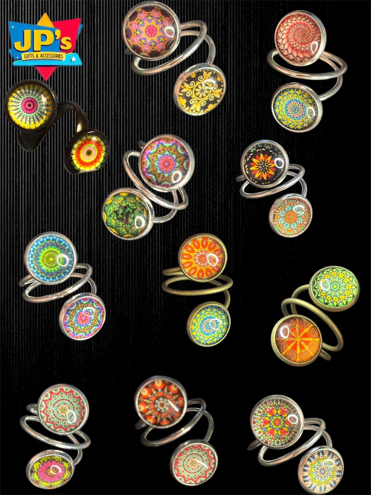 Boho Inspired Double Rings